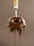 Coating a Nougat Sweet with Chocolate Photographic Print by Marc O. Finley