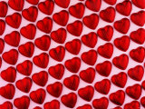 Red Chocolate Hearts for Valentine's Day Photographie