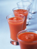 Gazpacho in Small Glasses Photographic Print by Ian Batchelor