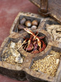 Wooden Spice Box from South India Lámina fotográfica por Jürg Waldmeier