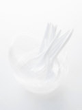 Plastic Dishes and Plastic Forks Photographic Print by Marc O. Finley