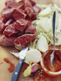 Ingredients for Beef Goulash Photographic Print by Susie M. Eising