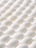 White Eggs, Lying on Their Sides, Filling the Picture Photographie par Klaus Arras