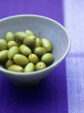 Green Olives in a Bowl Photographic Print by Akiko Ida