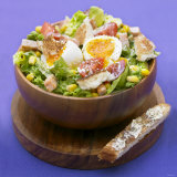 Mixed Salad with Chicken Breast and Egg Fotoprint van Bernard Radvaner