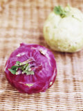 Kohlrabi, Red and White-skinned Photographic Print by Susanna Blåvarg