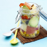 Mixed Salad in Preserving Jar Fotografie-Druck von Bernard Radvaner