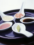 Japanese Dips on Spoons Photographic Print by Alexander Van Berge