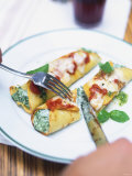 Crespelle Al Forno (Baked Filled Crepes, Italy) Photographic Print by Peter Medilek