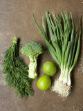 Fresh Vegetables, Dill and Limes Photographic Print