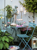 Table with Candles and Roses on a Terrace Fotografisk trykk av Elke Borkowski Table with Candles and Roses on a Terrace Fotografisk trykk av Elke Borkowski