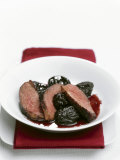 Duck Breast with Prunes Photographic Print by Nicolas Coipeau