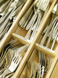 Cutlery in a Cutlery Drawer Photographic Print by Stefan Braun