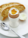 Boiled Egg with Bread Photographic Print by Peter Howard Smith