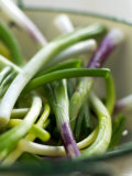 Spring Onions in a Dish Photographic Print by Neil Corder