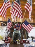 Table Laid for 4th of July (USA) Photographic Print