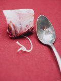 Rose Hip Tea Bag, Spoon Beside It Lámina fotográfica Rose Hip Tea Bag, Spoon Beside It Lámina fotográfica
