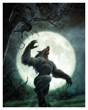 Howl of the Werewolf Affiches par Martin Mckenna
