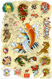 Ed Hardy -Japanese Tattoo Chart Pósters por Ed Hardy Ed Hardy -Japanese Tattoo Chart Pósters por Ed Hardy