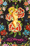 Ed Hardy- Rose Pinup Póster por Ed Hardy