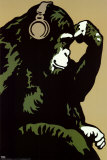 Mono pensador (Monkey Thinker) Pósters por Steez Mono pensador (Monkey Thinker) Pósters por Steez