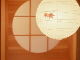Paper Lampshade in Japanese Room Photographic Print