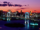 Evening View of Rainbow Bridge Photographic Print