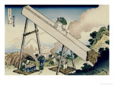 36 Views of Mount Fuji, no. 19: From the Mountains of Totomi Lámina giclée por Katsushika Hokusai 36 Views of Mount Fuji, no. 19: From the Mountains of Totomi Lámina giclée por Katsushika Hokusai