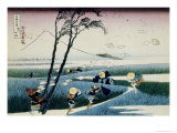 36 Views of Mount Fuji, no. 18: Ejiri in the Suruga Province Giclee Print by Katsushika Hokusai