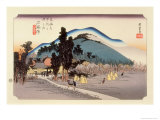 The 53 Stations of the Tokaido, Station 44: Ishiyakushi-juku, Mie Prefecture reproduction procédé giclée par Ando Hiroshige