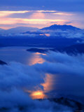 Dawn in Lake Kussharo Photographic Print