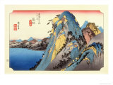 The 53 Stations of the Tokaido, Station 10: Hakone-juku, Kanagawa Prefecture Giclee Print by Ando Hiroshige