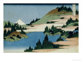 36 Views of Mount Fuji, no. 34: The Lake of Hakone in the Sagami Province reproduction procédé giclée par Katsushika Hokusai