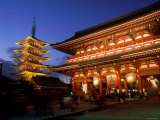 Sensoji Temple and Pagoda Photographic Print
