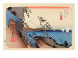 The 53 Stations of the Tokaido, Station 16: Yui-shuku, Shizuoka Prefecture Giclee Print by Ando Hiroshige