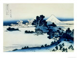 36 Views of Mount Fuji, no. 13: Shichiri Beach in Sagami Province reproduction procédé giclée par Katsushika Hokusai