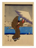8 Famous View in Edo reproduction procédé giclée par Ando Hiroshige