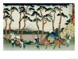 36 Views of Mount Fuji, no. 36: Hodogaya on the Tokaido Giclee Print by Katsushika Hokusai