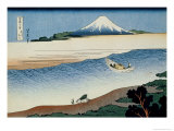36 Views of Mount Fuji, no. 8: Tama River in the Musashi Province Giclee Print by Katsushika Hokusai