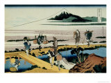 36 Views of Mount Fuji, no. 40: Nakahara in the Sagami Province reproduction procédé giclée par Katsushika Hokusai
