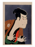 Kabuki Actor Giclee Print by Sharaku Toshusai