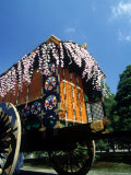 Decorated Carriage in Procession, Aoi Festival, Kyoto, Japan Photographic Print