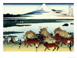 36 Views of Mount Fuji, no. 43: Ono Shindon in the Suruga Province Lámina giclée por Katsushika Hokusai 36 Views of Mount Fuji, no. 43: Ono Shindon in the Suruga Province Lámina giclée por Katsushika Hokusai