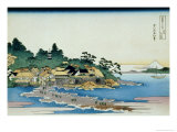 36 Views of Mount Fuji, no. 27: Enoshima in the Sagami Province reproduction procédé giclée par Katsushika Hokusai