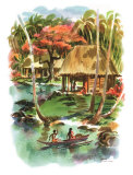 Samoa reproduction procédé giclée par Louis Macouillard