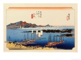 The 53 Stations of the Tokaido, Station 18: Ejiri-juku, Shizuoka Prefecture Giclee Print by Ando Hiroshige