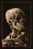 Vincent van Gogh - Skull With Cigarette, 1885 Plakát Vincent van Gogh - Skull With Cigarette, 1885 Plakát