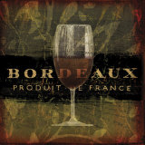 Bordeaux Glass Square Prints by Maxwell Hutchinson