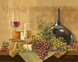 Bordeaux Gold Poster par Janet Stever