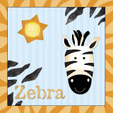 Cebra de safari Lámina por Smatsy Pants Cebra de safari Lámina por Smatsy Pants